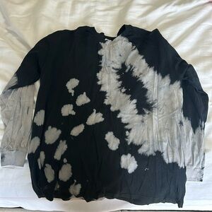 oversized tie die shirt